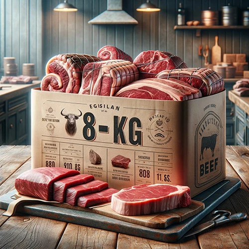 Colis de bœuf de 8kg